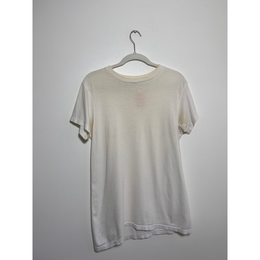 Vintage Newton Trading Co Off White‎ Cream T-Shirt 100% Combed Cotton